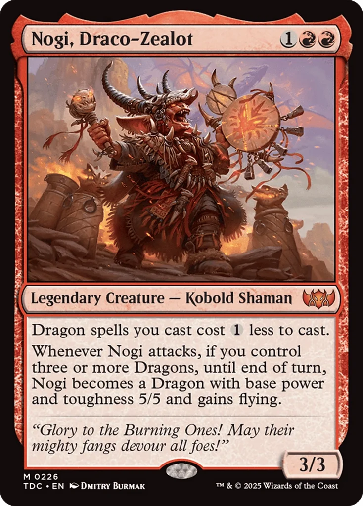Nogi, Draco-Zealot · Tarkir: Dragonstorm Commander
