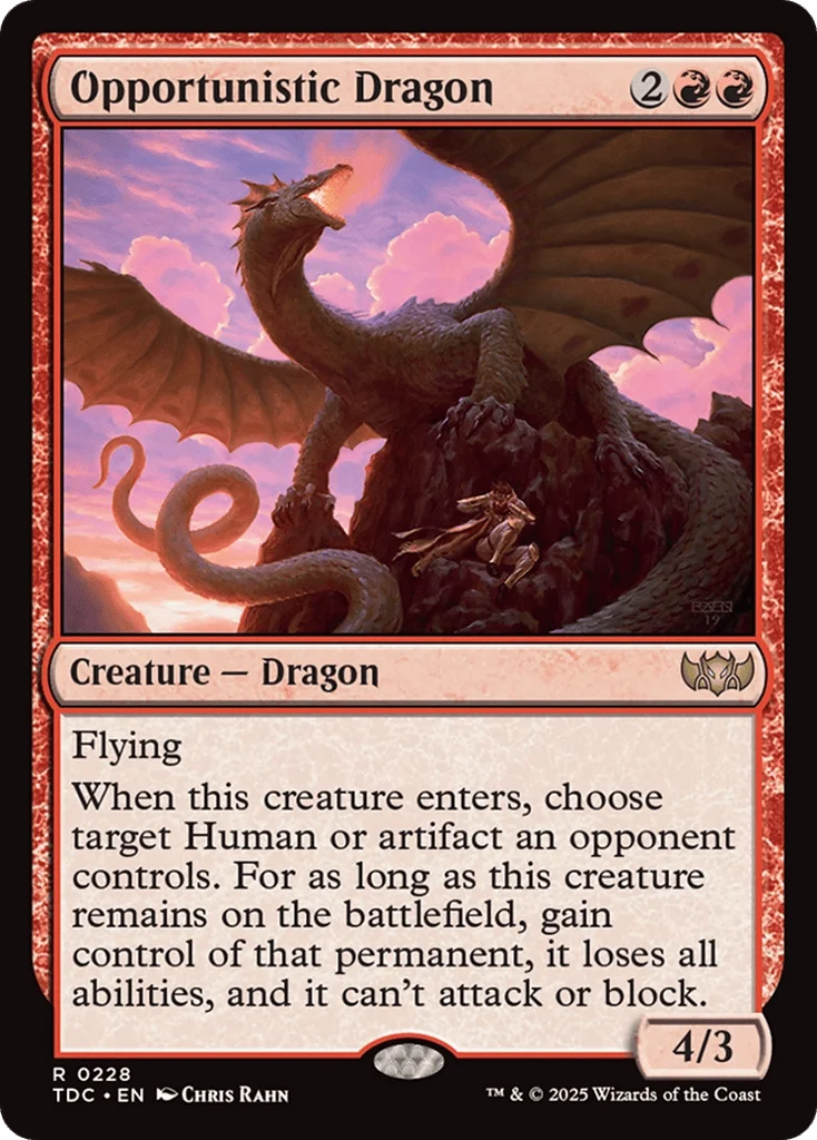 Opportunistic Dragon · Tarkir: Dragonstorm Commander