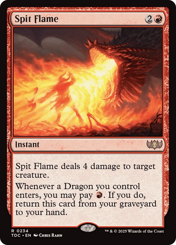 Spit Flame · Tarkir: Dragonstorm Commander
