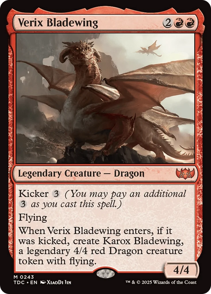 Verix Bladewing · Tarkir: Dragonstorm Commander