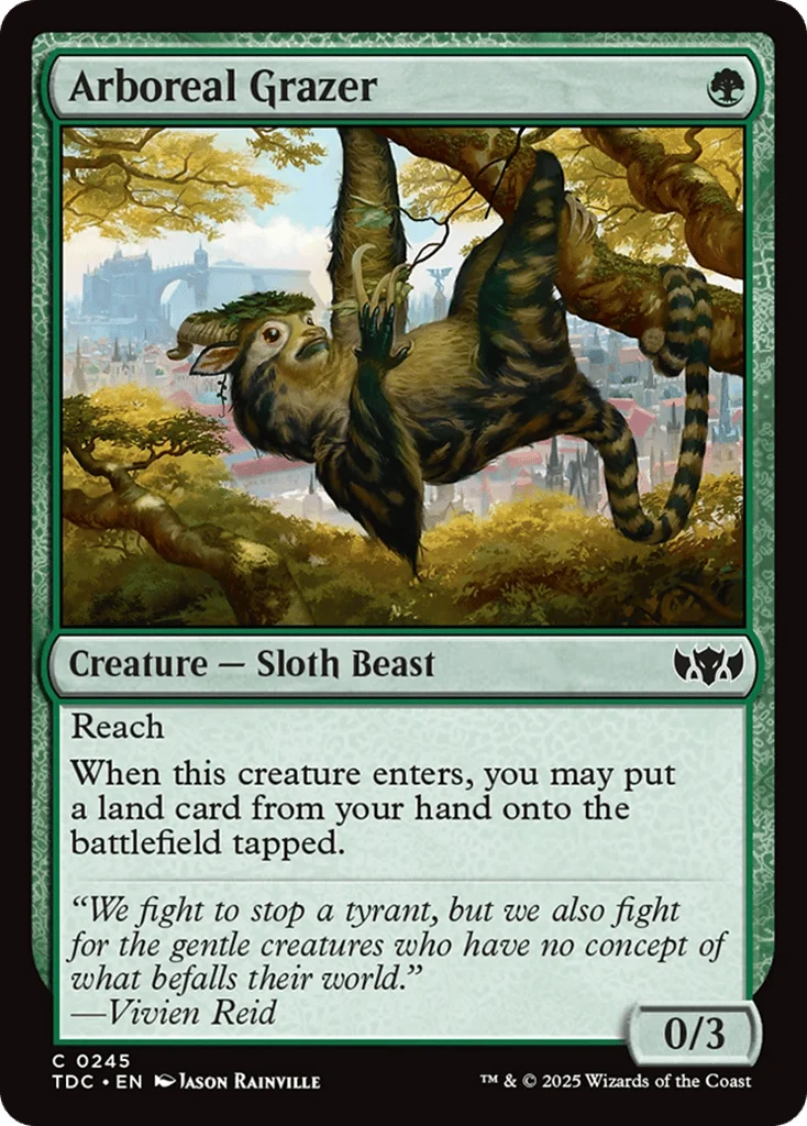 Arboreal Grazer · Tarkir: Dragonstorm Commander