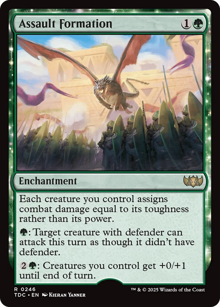 Assault Formation · Tarkir: Dragonstorm Commander