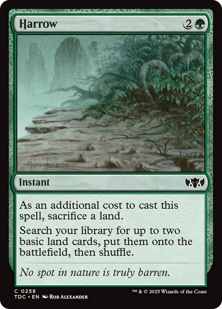 Harrow · Tarkir: Dragonstorm Commander