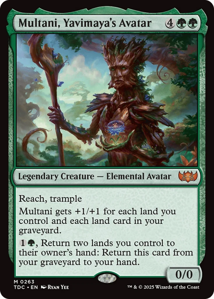 Multani, Yavimaya's Avatar · Tarkir: Dragonstorm Commander