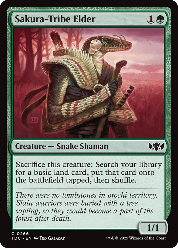 Sakura-Tribe Elder · Tarkir: Dragonstorm Commander