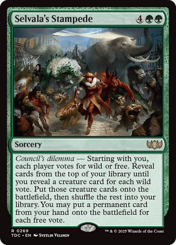 Selvala's Stampede · Tarkir: Dragonstorm Commander