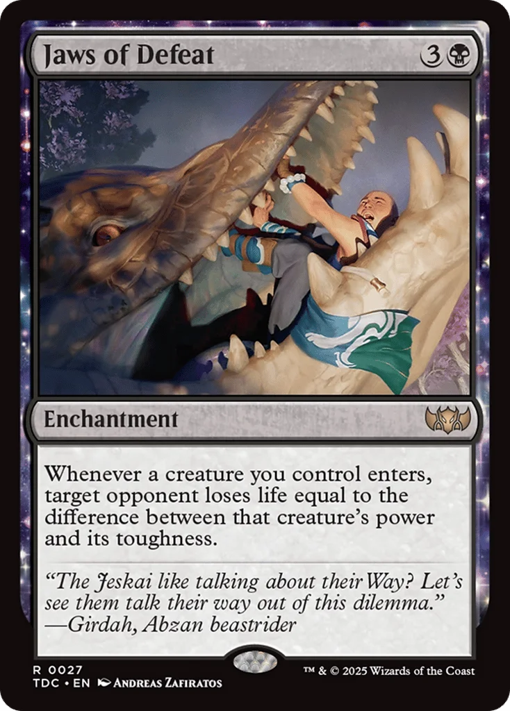 Jaws of Defeat · Tarkir: Dragonstorm Commander