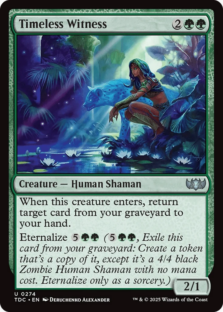 Timeless Witness · Tarkir: Dragonstorm Commander
