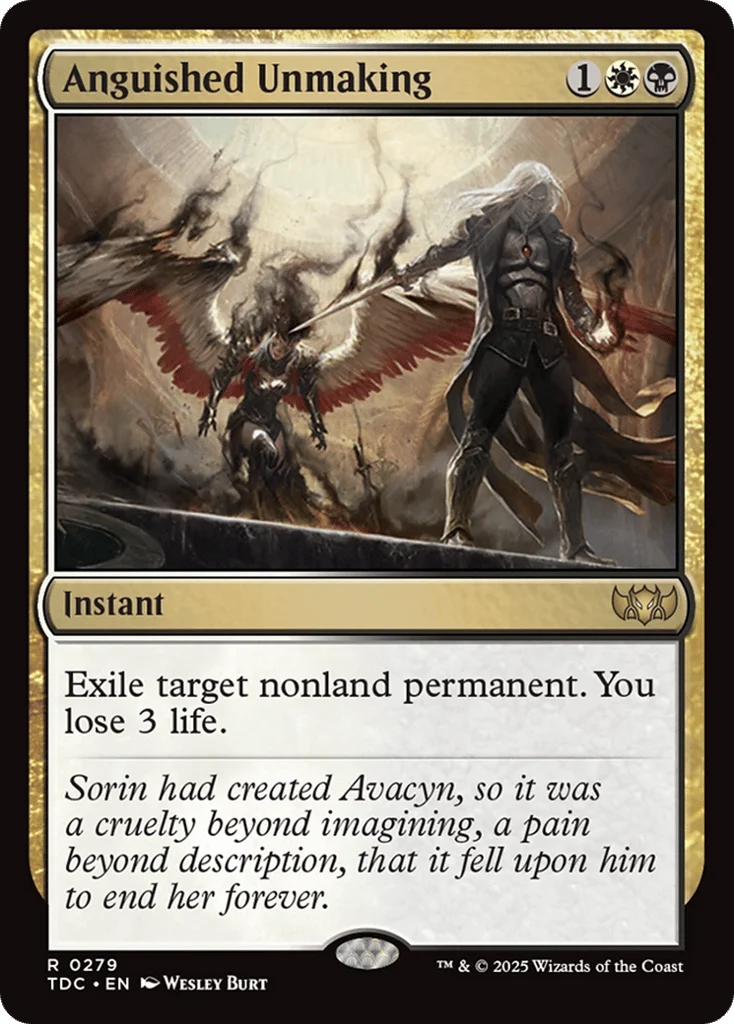 Anguished Unmaking · Tarkir: Dragonstorm Commander