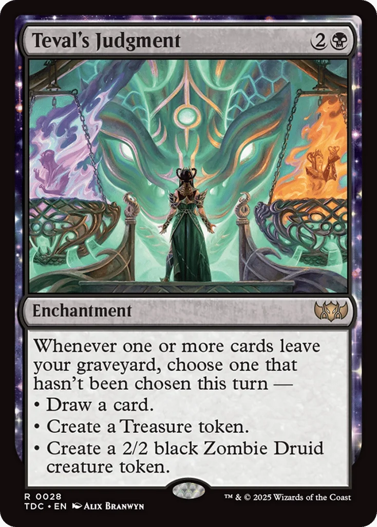Teval's Judgment · Tarkir: Dragonstorm Commander