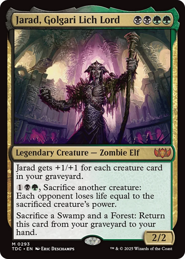 Jarad, Golgari Lich Lord · Tarkir: Dragonstorm Commander