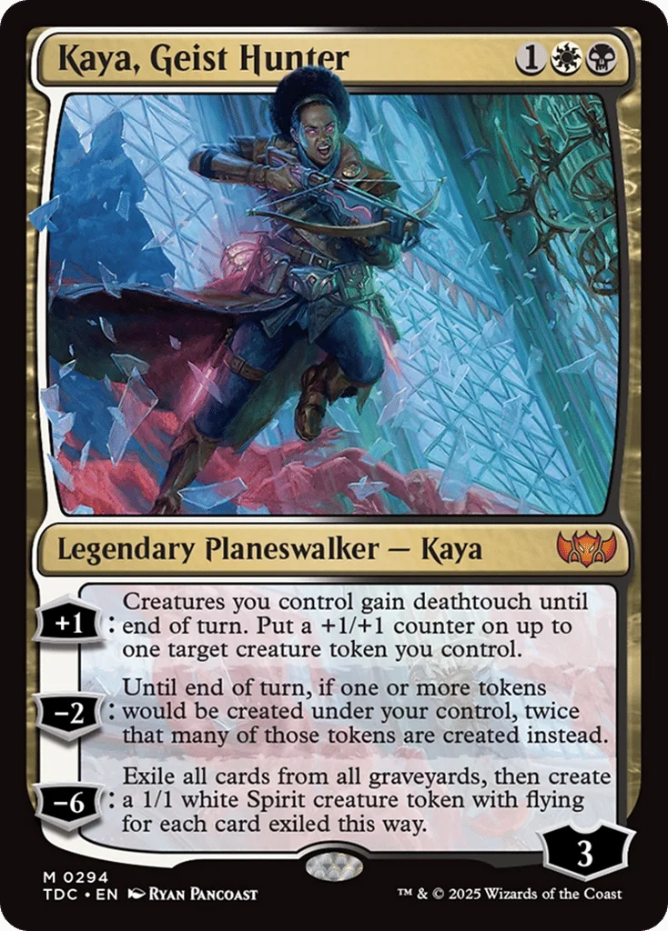 Kaya, Geist Hunter · Tarkir: Dragonstorm Commander