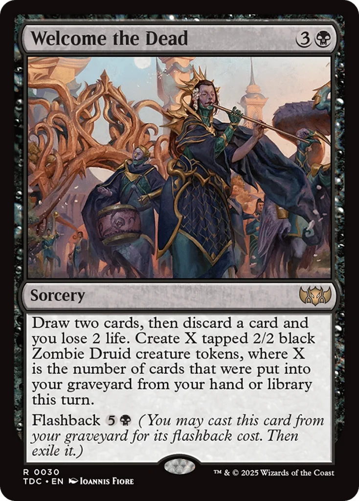Welcome the Dead · Tarkir: Dragonstorm Commander