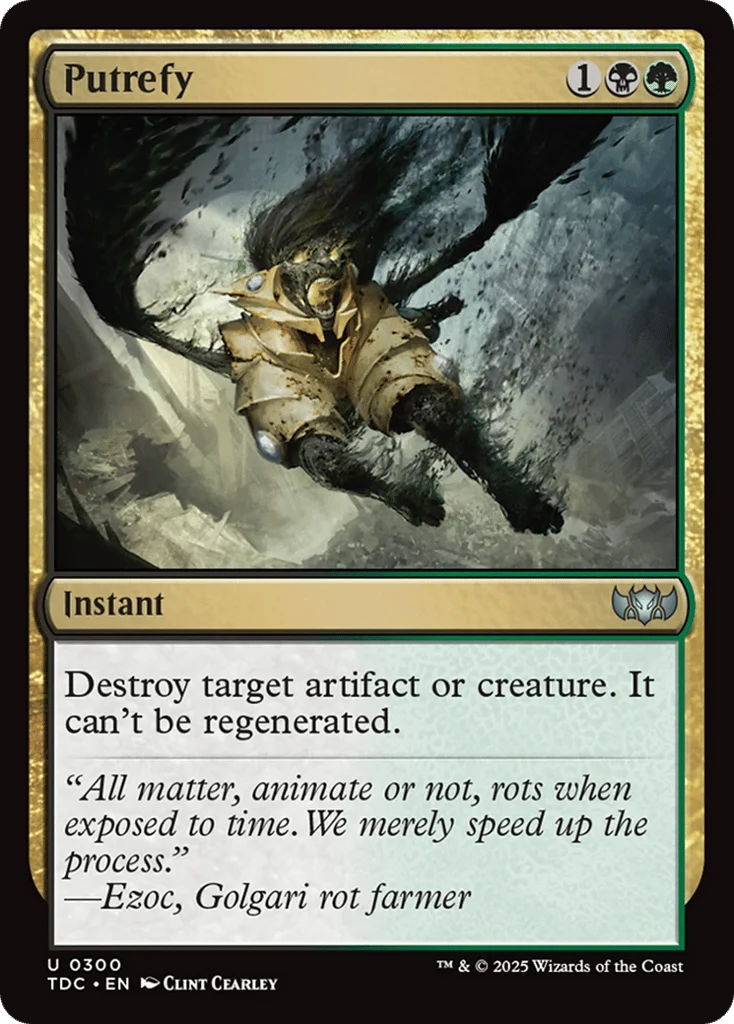 Putrefy · Tarkir: Dragonstorm Commander