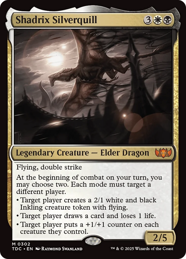 Shadrix Silverquill · Tarkir: Dragonstorm Commander