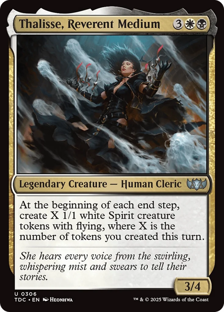 Thalisse, Reverent Medium · Tarkir: Dragonstorm Commander