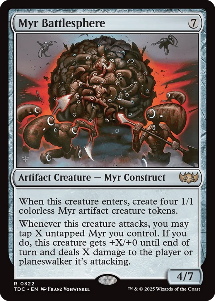 Myr Battlesphere · Tarkir: Dragonstorm Commander