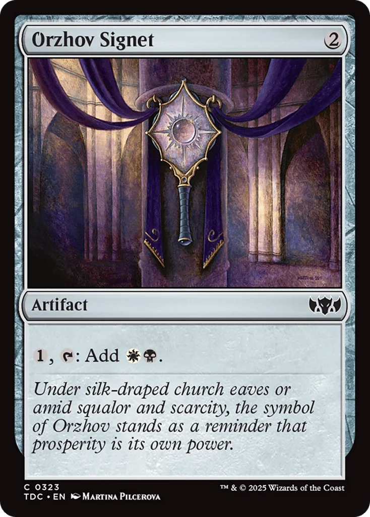 Orzhov Signet · Tarkir: Dragonstorm Commander