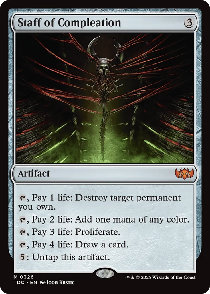 Staff of Compleation · Tarkir: Dragonstorm Commander