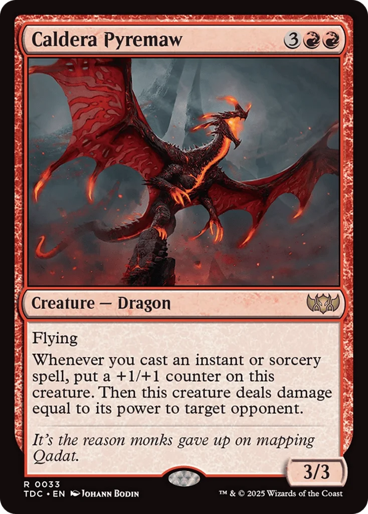Caldera Pyremaw · Tarkir: Dragonstorm Commander