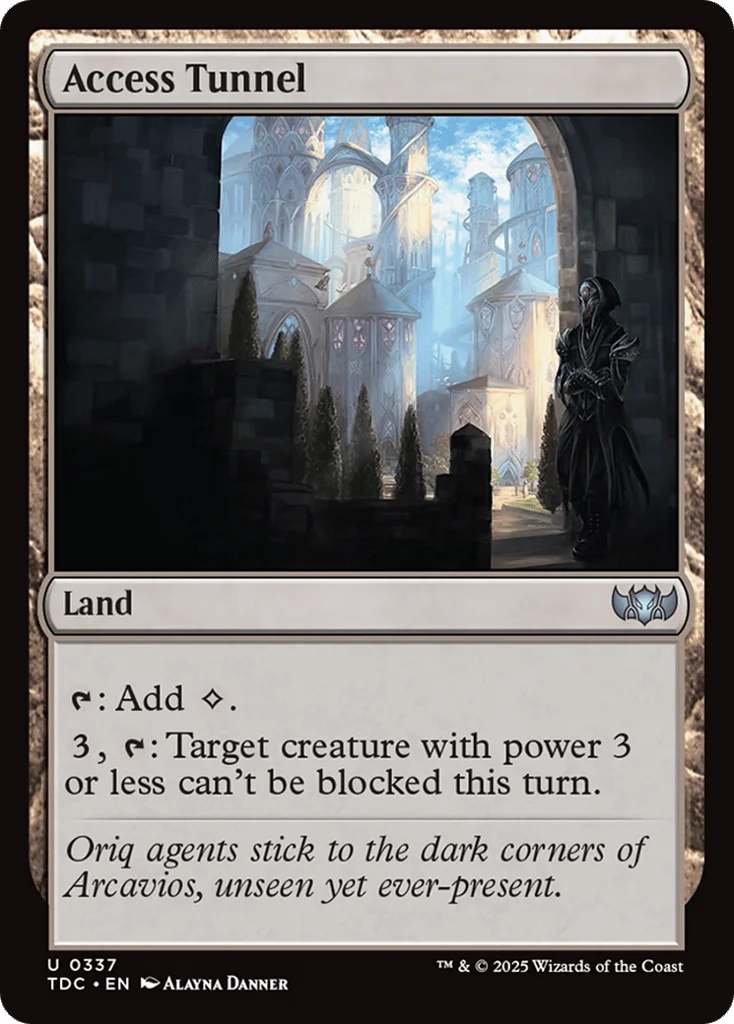 Access Tunnel · Tarkir: Dragonstorm Commander
