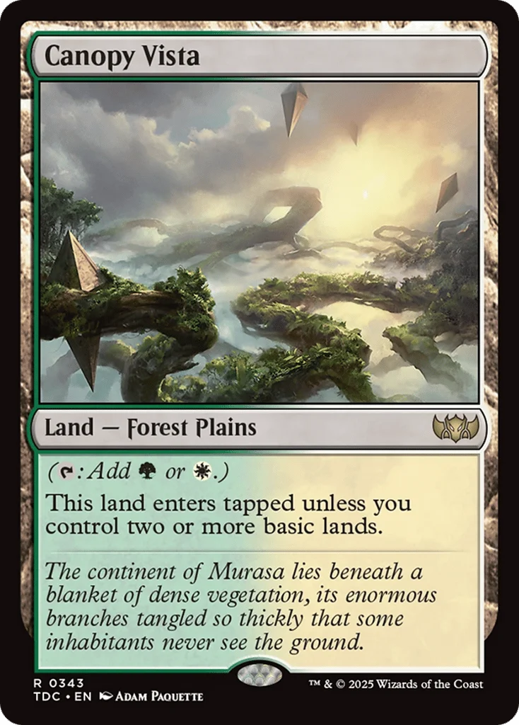 Canopy Vista · Tarkir: Dragonstorm Commander