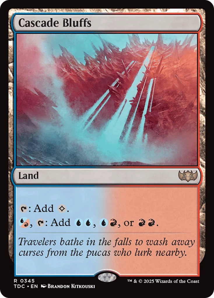 Cascade Bluffs · Tarkir: Dragonstorm Commander