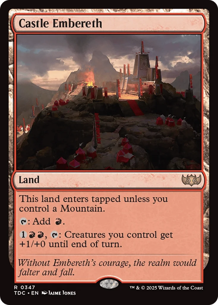 Castle Embereth · Tarkir: Dragonstorm Commander