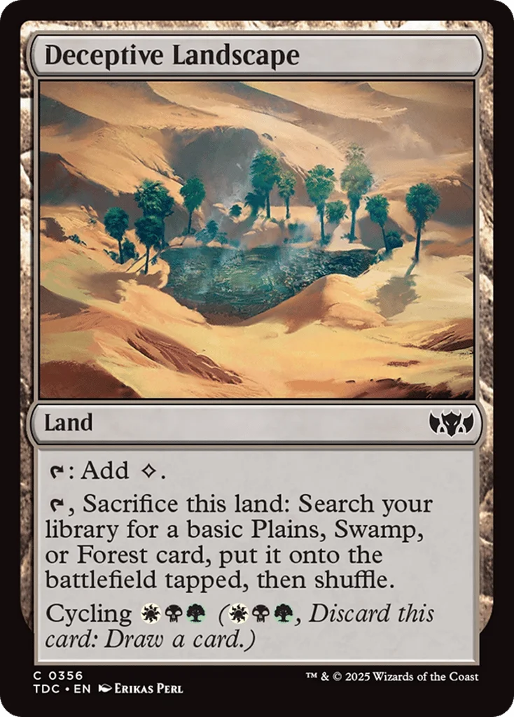 Deceptive Landscape · Tarkir: Dragonstorm Commander