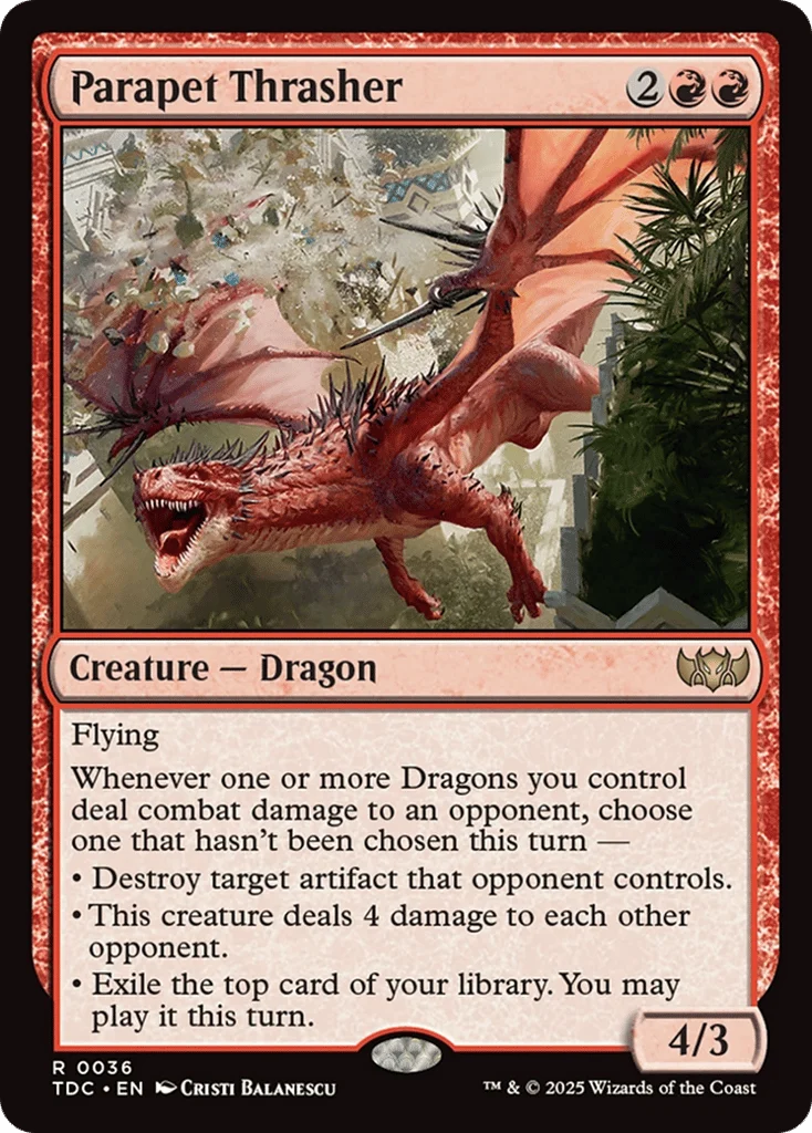 Parapet Thrasher · Tarkir: Dragonstorm Commander
