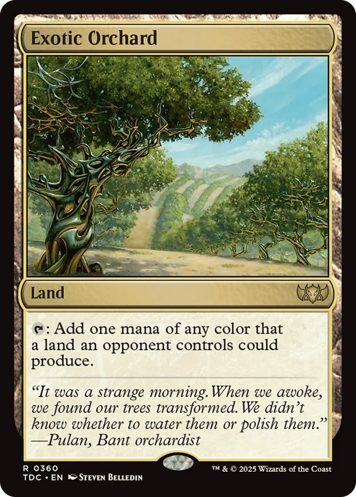 Exotic Orchard · Tarkir: Dragonstorm Commander