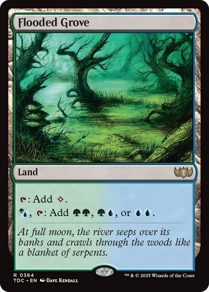 Flooded Grove · Tarkir: Dragonstorm Commander