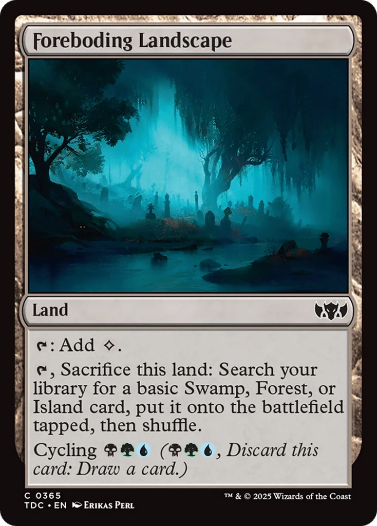 Foreboding Landscape · Tarkir: Dragonstorm Commander