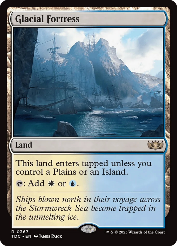 Glacial Fortress · Tarkir: Dragonstorm Commander