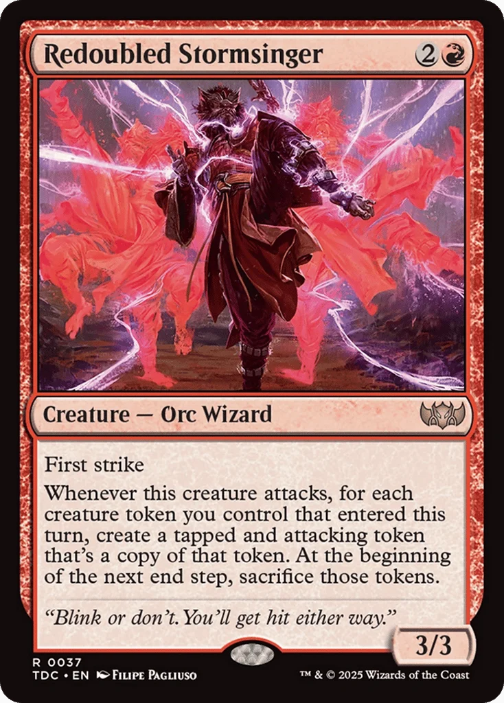 Redoubled Stormsinger · Tarkir: Dragonstorm Commander
