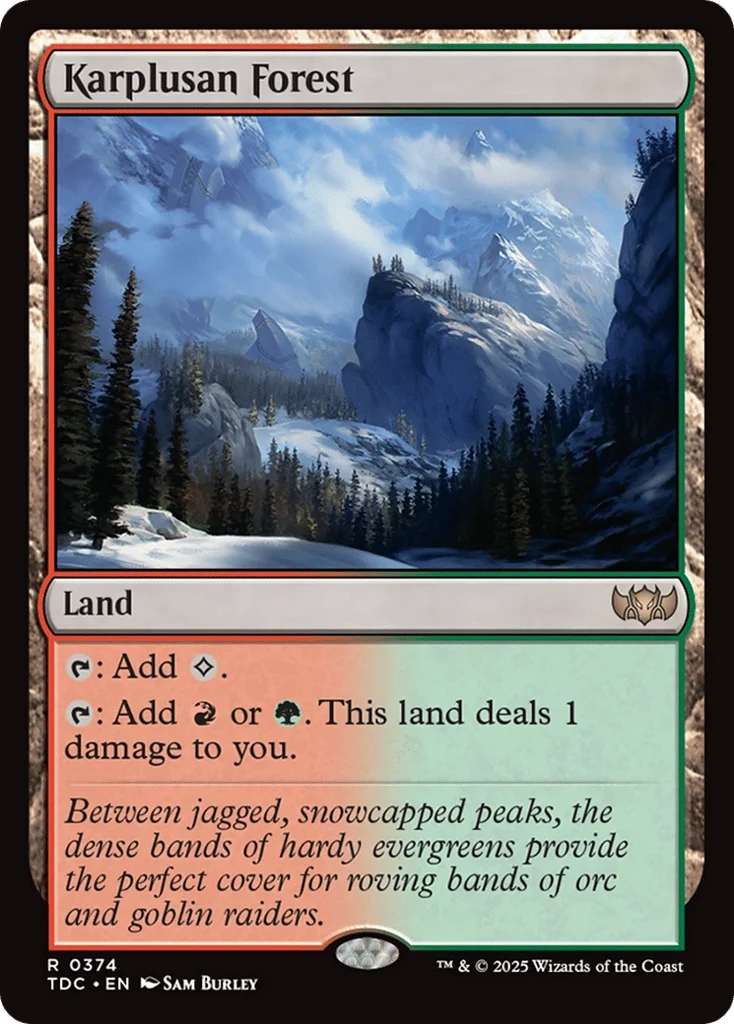 Karplusan Forest · Tarkir: Dragonstorm Commander