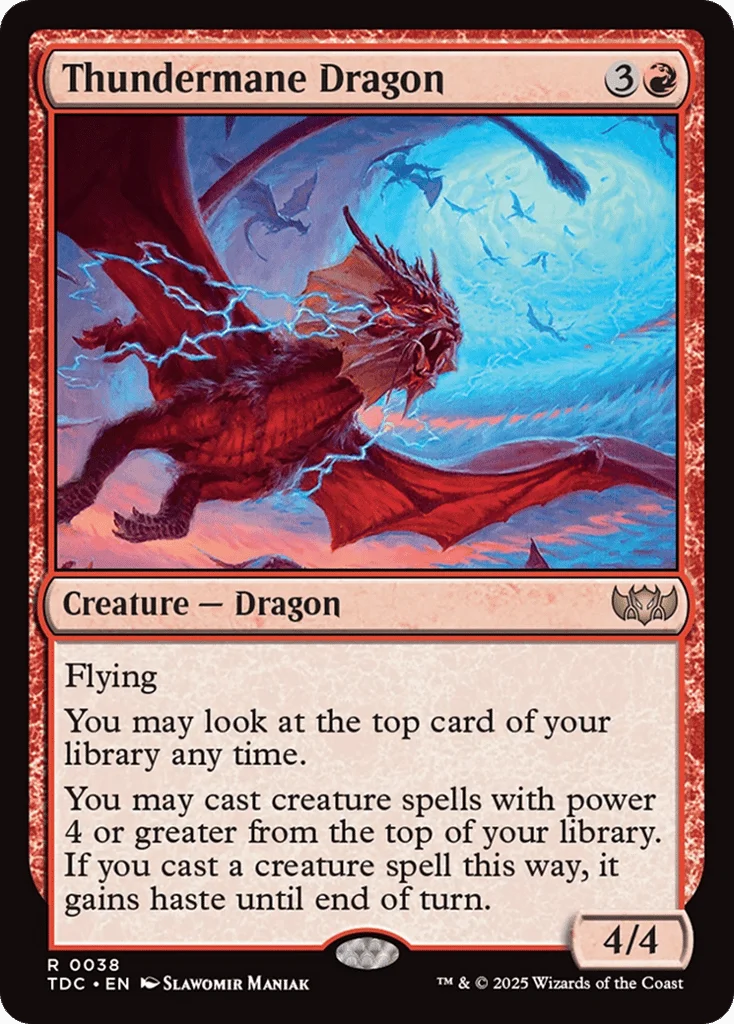 Thundermane Dragon · Tarkir: Dragonstorm Commander