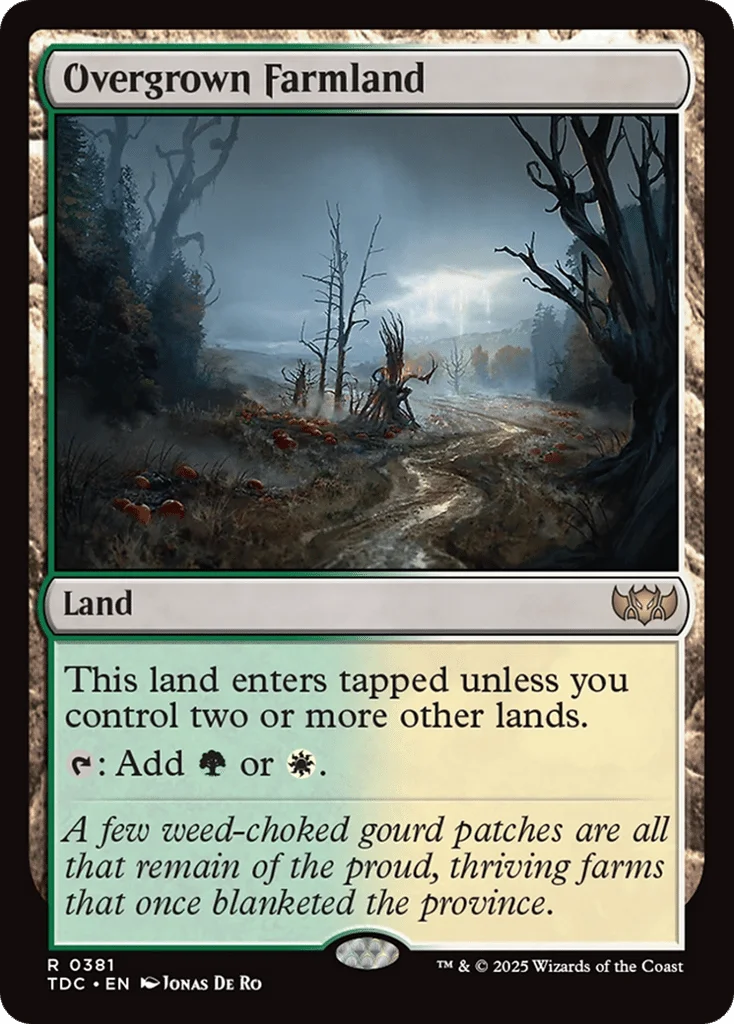Overgrown Farmland · Tarkir: Dragonstorm Commander