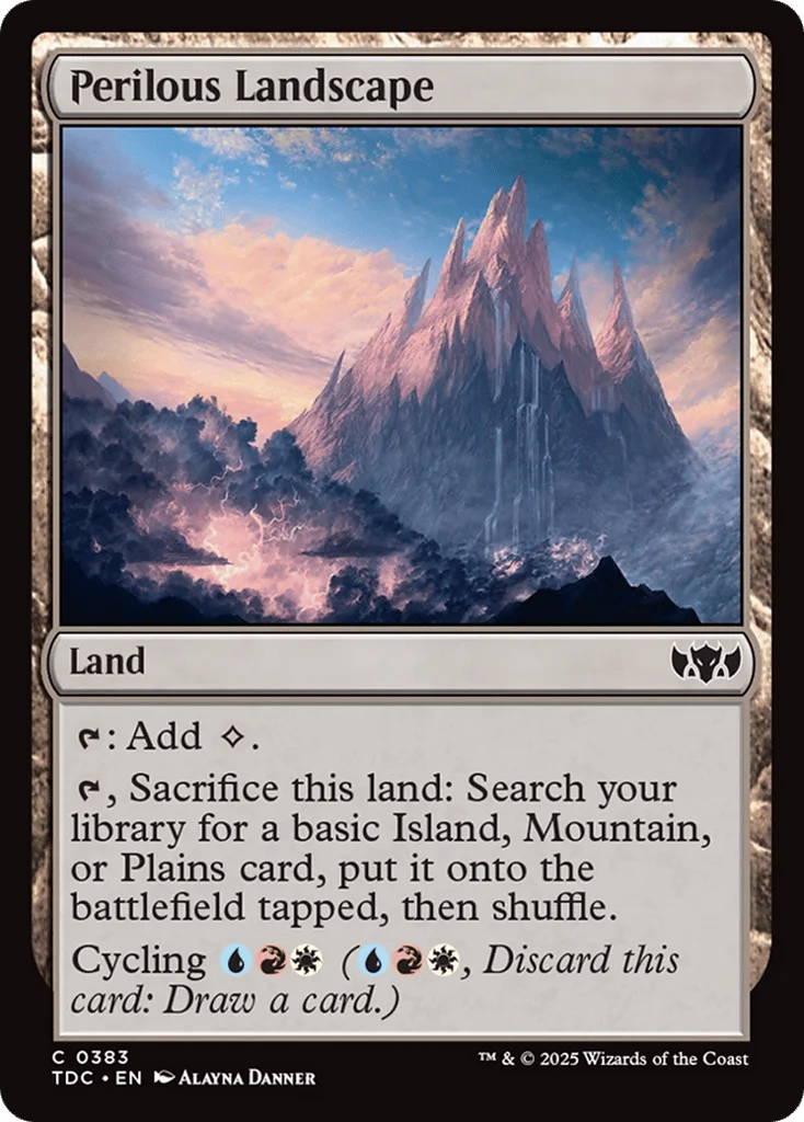 Perilous Landscape · Tarkir: Dragonstorm Commander