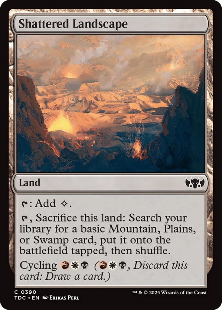 Shattered Landscape · Tarkir: Dragonstorm Commander