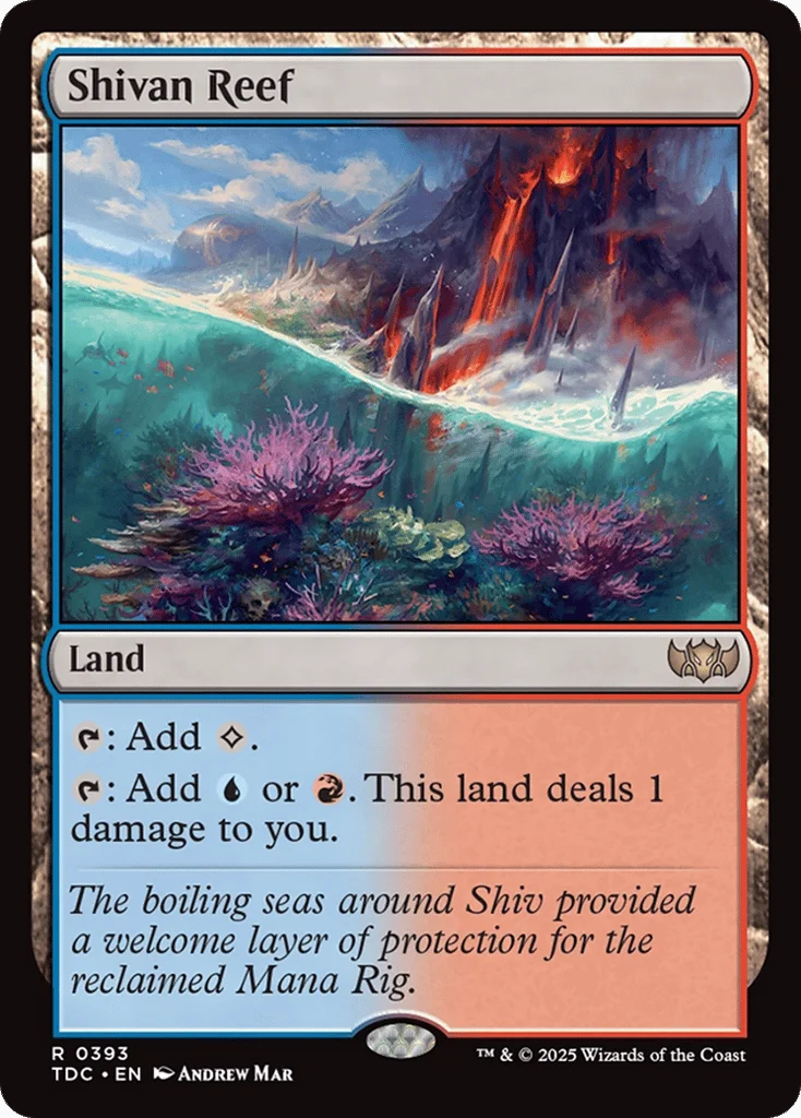 Shivan Reef · Tarkir: Dragonstorm Commander