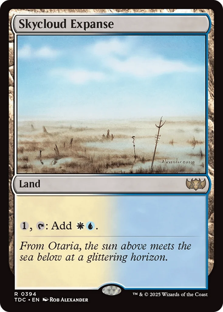 Skycloud Expanse · Tarkir: Dragonstorm Commander