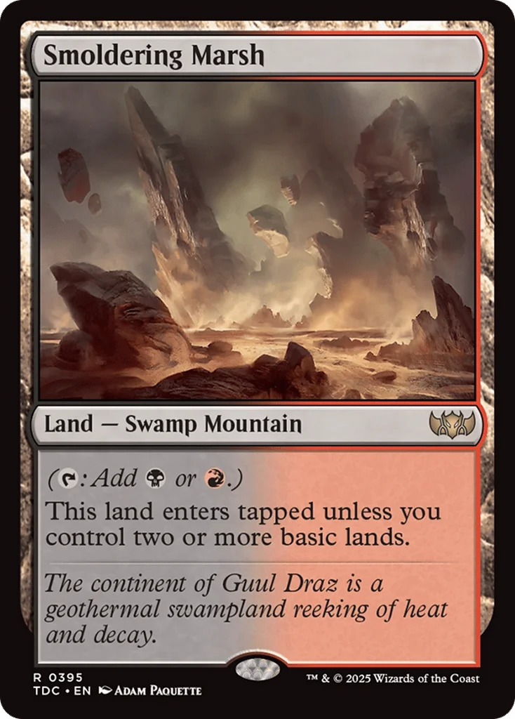 Smoldering Marsh · Tarkir: Dragonstorm Commander