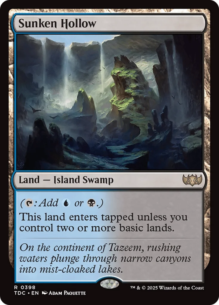 Sunken Hollow · Tarkir: Dragonstorm Commander