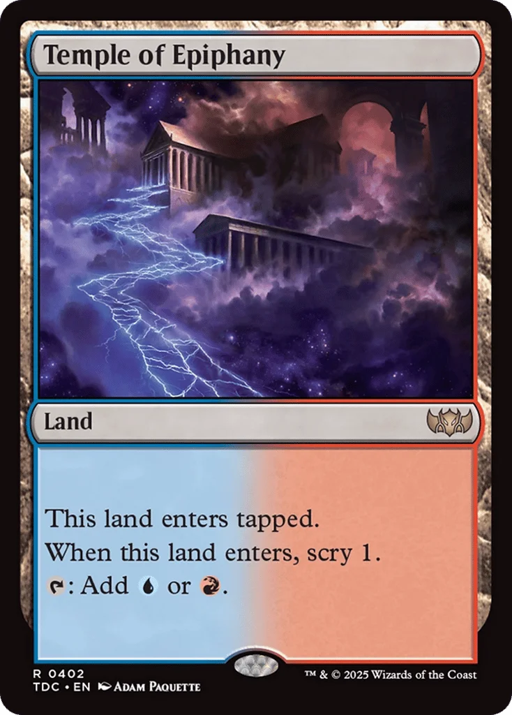 Temple of Epiphany · Tarkir: Dragonstorm Commander