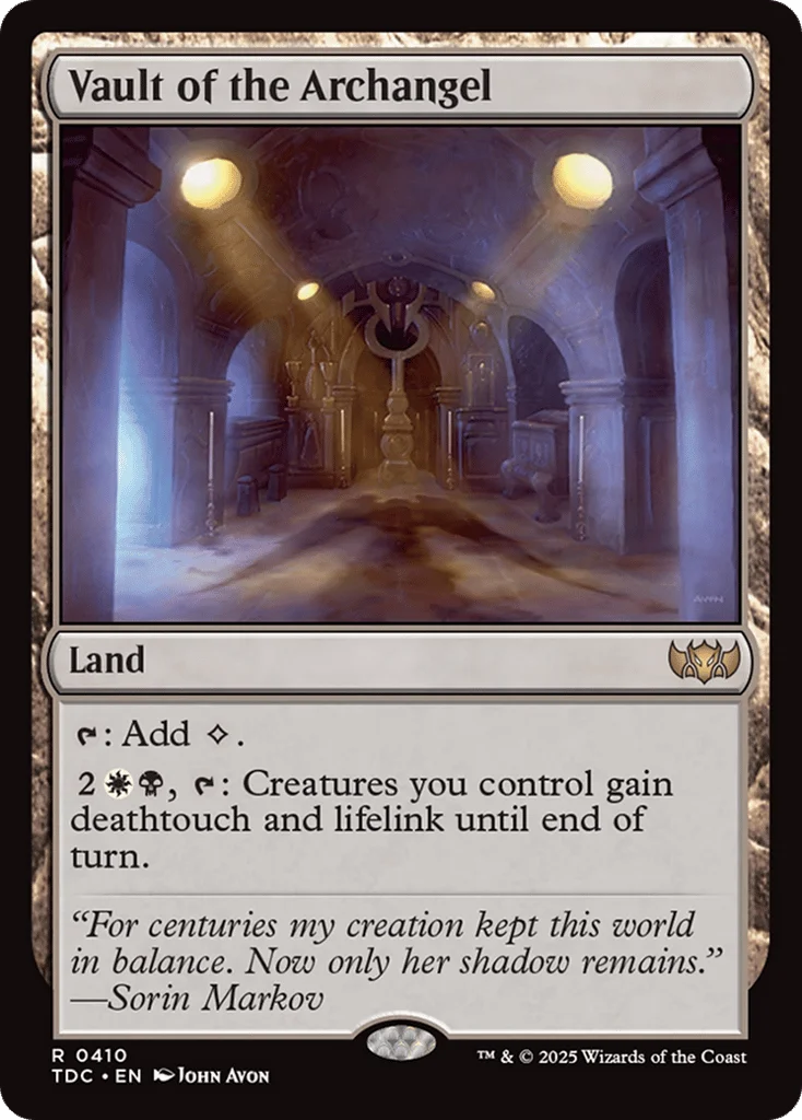 Vault of the Archangel · Tarkir: Dragonstorm Commander
