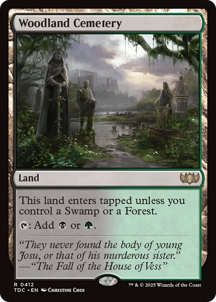 Woodland Cemetery · Tarkir: Dragonstorm Commander