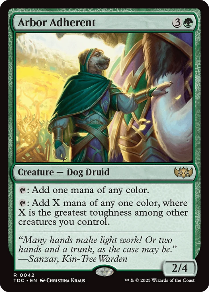 Arbor Adherent · Tarkir: Dragonstorm Commander