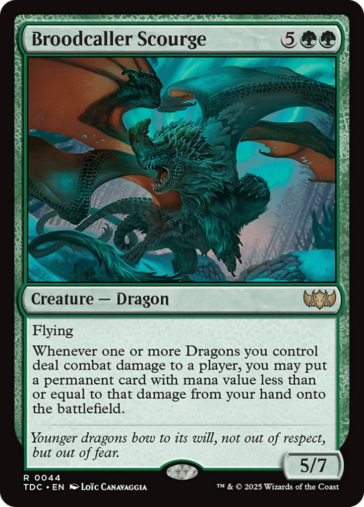 Broodcaller Scourge · Tarkir: Dragonstorm Commander