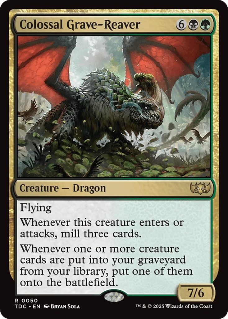 Colossal Grave-Reaver · Tarkir: Dragonstorm Commander